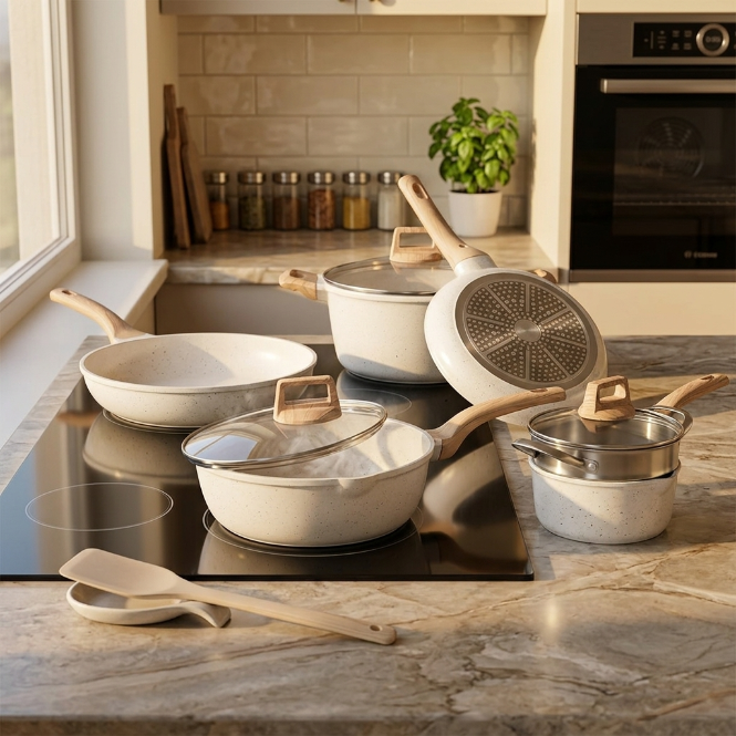 ⭐ Set Utilimix Cerámica 12 Piezas — Renueva tu Cocina · Paga al Recibir