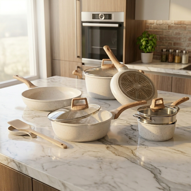 ⭐ Set Utilimix Cerámica 12 Piezas — Renueva tu Cocina · Paga al Recibir